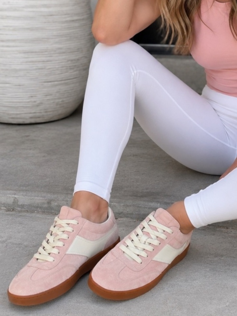 Vince Korrin Suede Sneaker in Rose Water -NWT Women’s Size 8.5/EUR 39